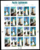 BIG LIGHTHOUSE COLLECTION-  US (2007) Pacific Lighthouses Sheet of 20 - #4150a+ 10 Engraved First Day of Issue  Cards in Folio+20 Postcards of Southeastern Lighthouses!!!