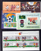 : WORLDWIDE SOCCER SOUVENIR SHEET COLLECTION- 11 DIFFERENT- SCV>$65!