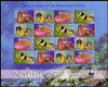 NAURU WWF Full Sheet Marine, Sea Anemones