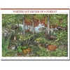 US Nature Series (2005) -Northeast Deciduous Forest & Fauna Sheetlet of 10 self adhes