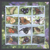TONGA/NIUAFOU'OU (2012) - Butterflies- Sheet of 12