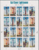 U.S.- Gulf Coast Lighthouses 5th in series- self-adhesive sheet