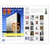 UNITED NATIONS: UN 65 Years of Postal Administration- Sheet of 10 (Personalized)- stamp on stamp