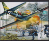 MARSHALL ISLANDS- Pearl Harbor Attack 75th Anniversary- souvenir sheet- aircraft