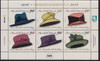 MARSHALL ISLANDS- QE II 90th Bday- Sheet of 6- hats
