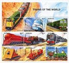 BARBUDA (1995) TRAINS OF WORLD Sheet 9v