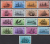 BERMUDA (1986)- SHIP DEFINITIVES (17 VALUES)-SCV>$71!