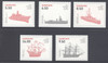 DENMARK- Royal Navy- self-adhesive- ships- sailships (5)