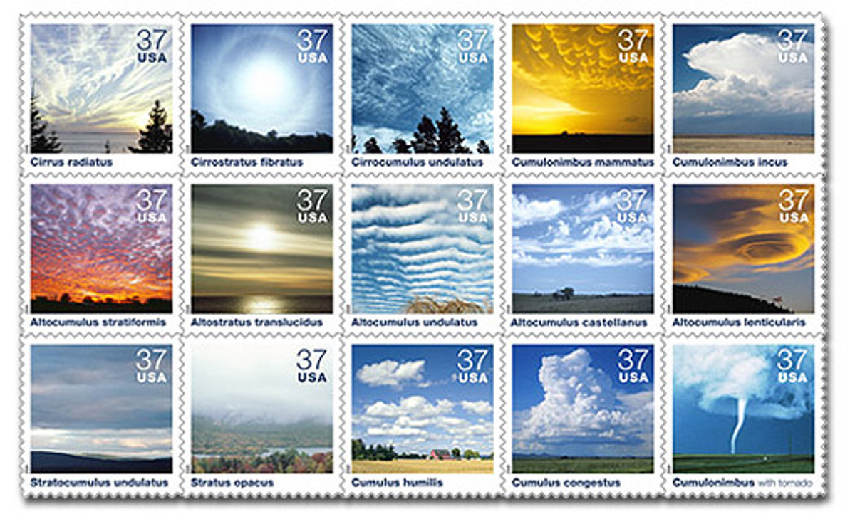 Cloudscapes Postage Stamps