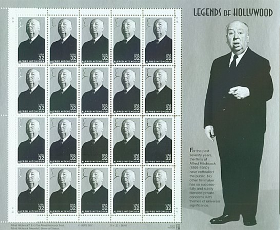 Alfred Hitchcock Postage Stamps