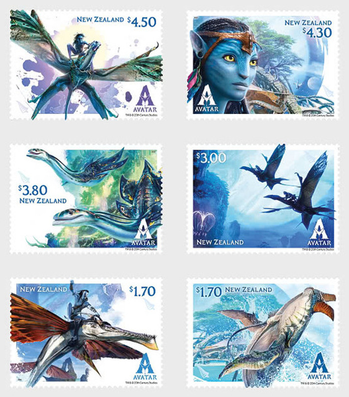 James Cameron's "Avitar- The Way of Water" featured on New Zealand Stamps