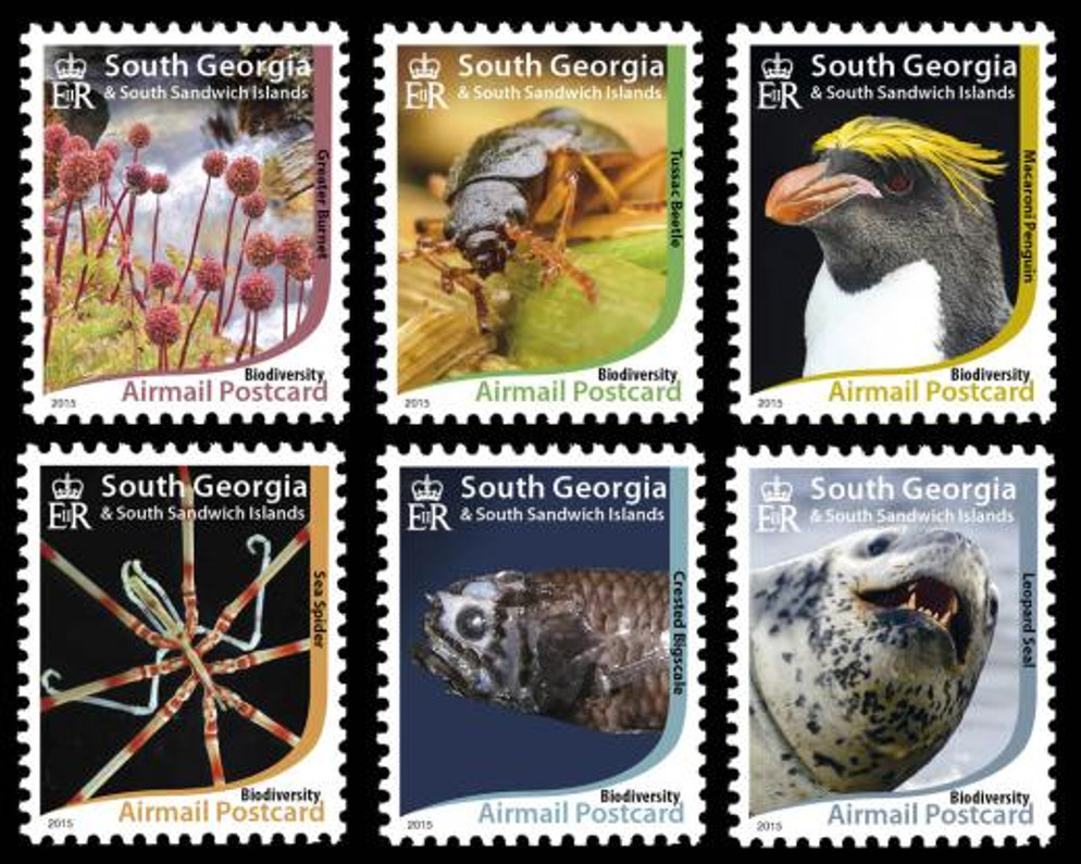 SOUTH GEORGIA  & SANDWITCH ISLANDS- STAMPS FROM THE POLAR REGION OF THE SOUTH ATLANTIC 