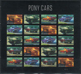 THE LEGACY OF U.S. PONY CARS SHOWCASED ON US STAMPS