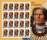 NATIVE AMERICANS HONORED FOR THEIR CONTRIBUTIONS ON US STAMPS