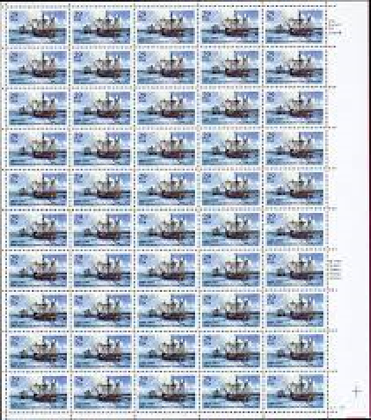 US (1994)- COLUMBUS LANDING IN PUERTO RICO SHEET OF 50 -#2805