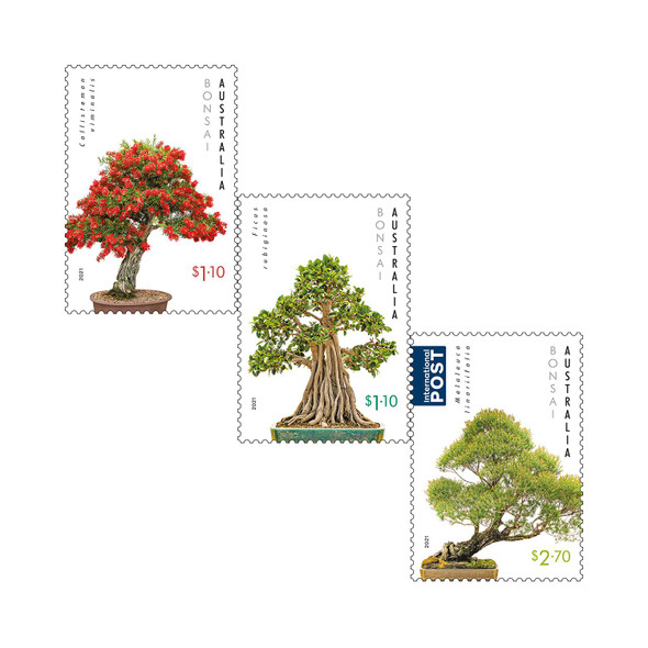 AUSTRALIA (2021)- Bonsai Trees (3v)