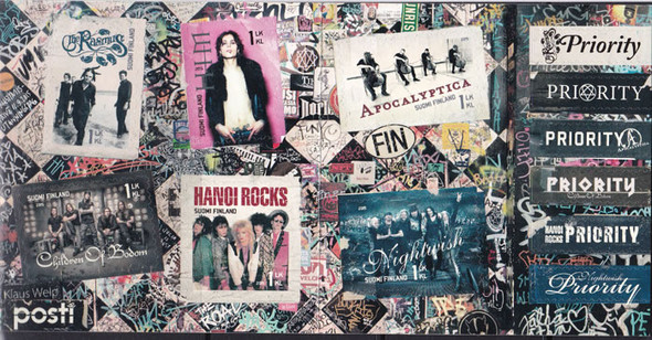 FINLAND (2015) : Rock Bands Booklet- self-adhesive