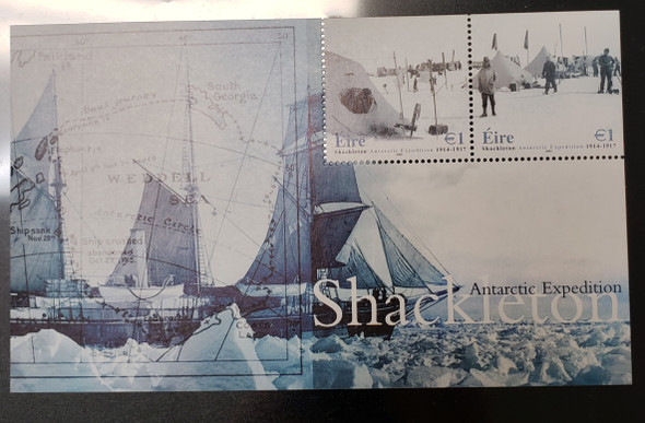 IRELAND (2003) SHACKLETON  Souvenir Sheet --sc#1540 Mint NH cv$7