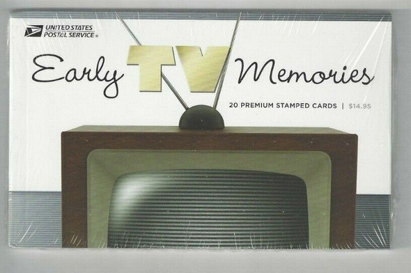 US (2008)- EARLY TV MEMORIES- #4414 SHEET OF 20- Lassie, Perry Mason+ Stamped Cards+ USPS Commemorative Panel+USPS Souvenir Page!