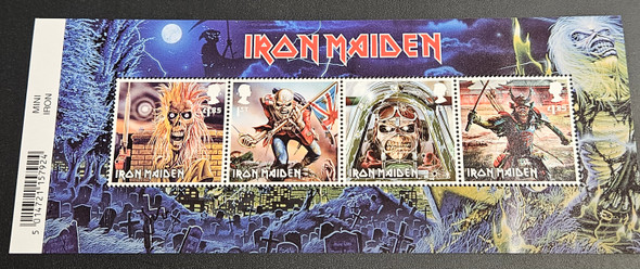 GREAT BRITAIN (2023) Music Giants--Iron Maiden Rock Group Sheet-  LAST ONE