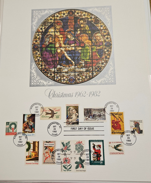 CHRISTMAS STAMP Collector Panels Portfolio, Fleetwood