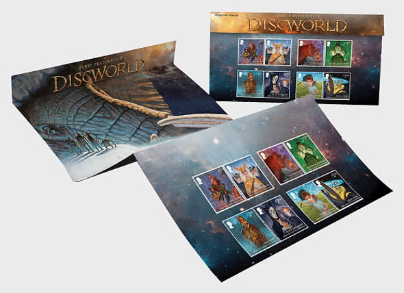 GREAT BRITAIN (2023)- Terry Pratchett Fantasy Book Illustrations-  Discworld Presentation Pack