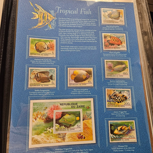 WORLD OF STAMP 23v Colorful Topical  Panels PCS Book