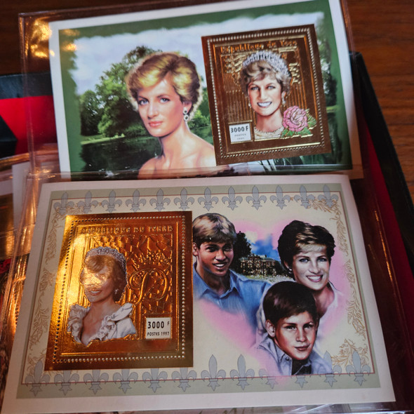 LADY DIANA Stamp Collection of Sheets and Souvenir Sheets African Countries