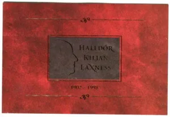 ICELAND (2002)- Halldor Laxness, Nobel Prize Winner,  Gold Foil Souvenir Sheet-in Presentation Folder!