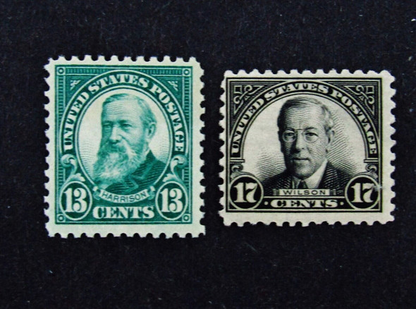 US (1926)- #622-3-Presidents  Harrison & Wilson- MNH- Cat=$38