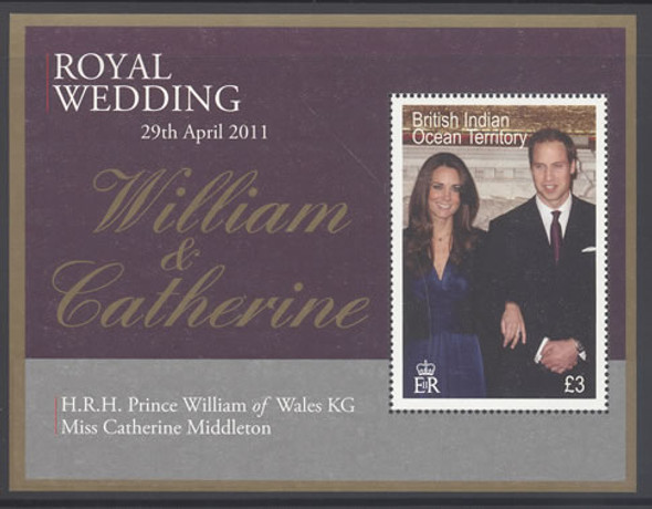 Royal Wedding- souvenir sheet- Pr William- Catherine Middleton