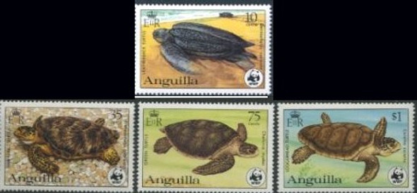 ANGUILLA (1983)- WWF Sea Turtles