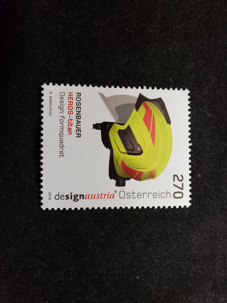 AUSTRIA (2018) Rosenbauer Fire Helmet (1v)