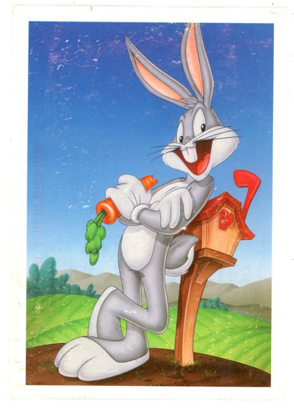 U.S.- 32c Bugs Bunny (1997) Sheet of 10 values #3137 w/Bugs Bunny Postcard Pack