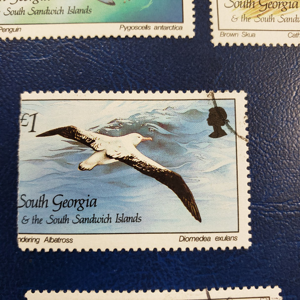 SOUTH GEORGIA (1987) Used Bird Set Complete scv$49