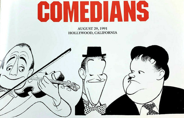 US (1991)- COMEDIANS- FIRST DAY CEREMONY PROGRAM- Jack Benny, Laurel & Hardy, et. al