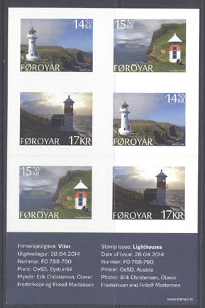 FAROE ISLANDS: Lighthouse Booklet 2014