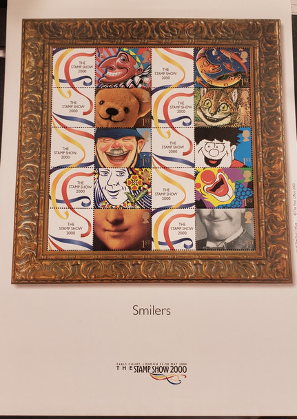 GREAT BRITAIN (2000) Smiler Sheets ,One With Stamp Show 2000 MINT NH
