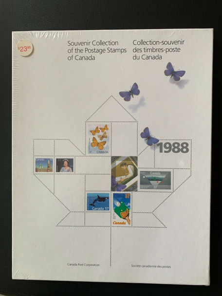 CANADA YEAR SETS 1986-1988 W/STAMPS & MOUNTS