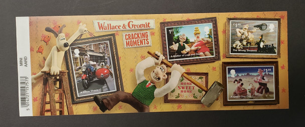 GREAT BRITAIN  (2022) Aardman Classic Cartoons,Wallace and Gromit Sheet