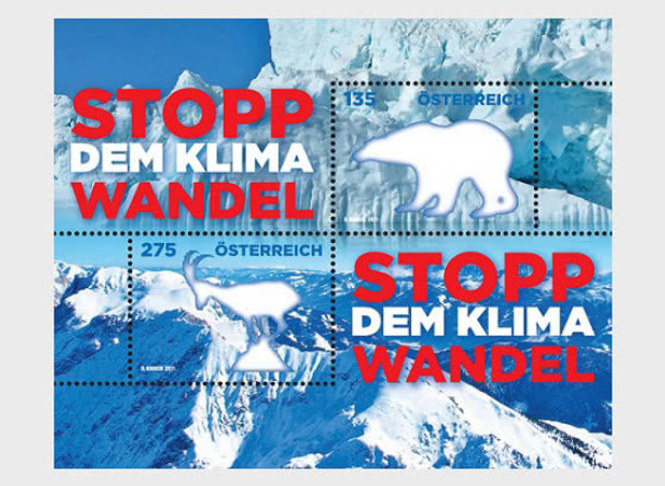AUSTRIA (2021)- -Stop Climate Change Sheet- Polar Bear