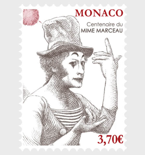 MONACO  (2023)- Marcel Marceau (Mime) Centenary