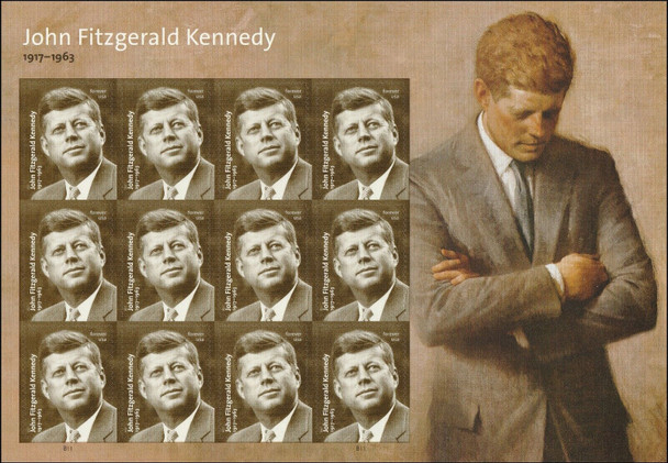 US (2017) - John F. Kennedy Memorial Sheet of 12 Forever Stamps- #5175