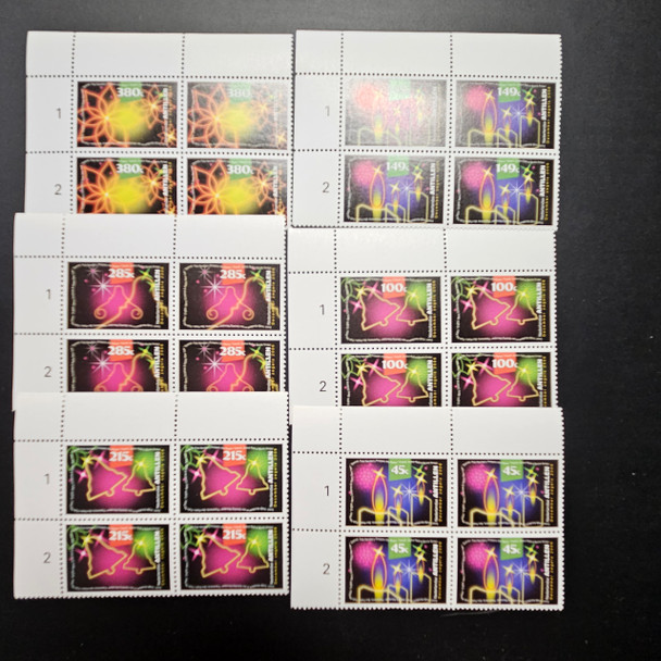 NETHERLANDS ANTILLES (2007) Christmas Lights-SC1128-33 --Block Set- Cat value =$52