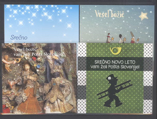 SLOVENIA: Christmas 2014 Booklets- self-adhesive (4)