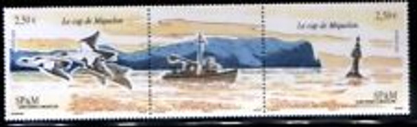 ST PIERRE MIQUELON ( 2010) Birds, ship, cape, STRIP 2v