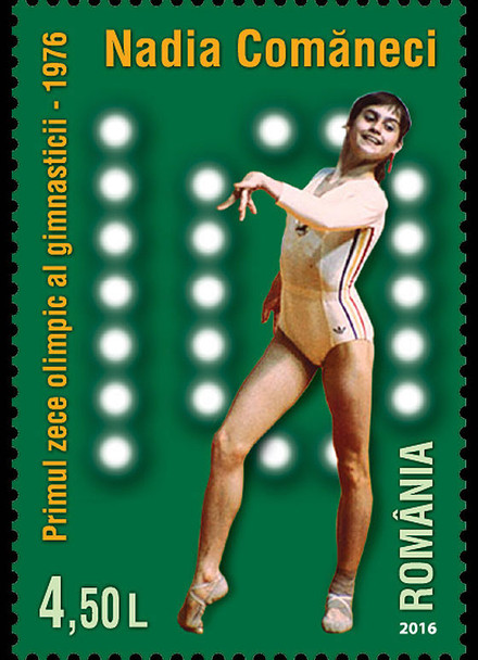 ROMANIA- Olympics N Comaneci- souvenir sheet (2)