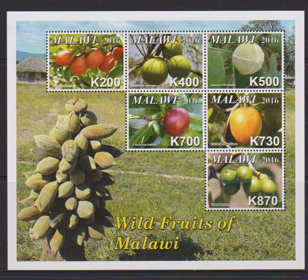 MALAWI (2016) FRUIT Sheet (6v)