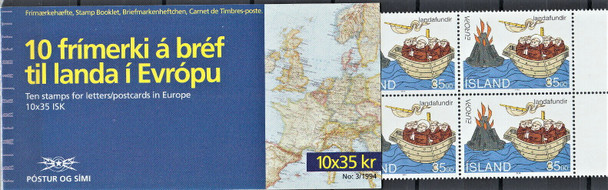 ICELAND (1992) Europa,  Voyage Of Brendan Booklet 