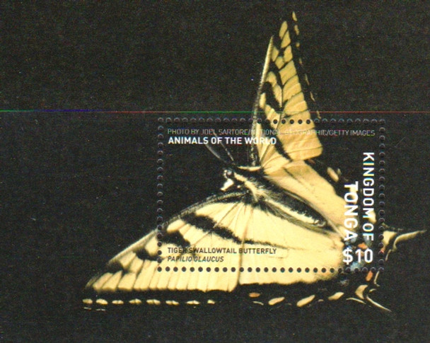 TONGA (2019)- Butterfly Souvenir Sheet